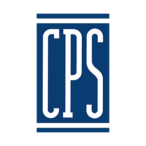 Logo design featuring stylized letters C, P, and S
